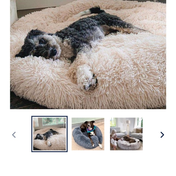 Other - Cozy Plush Dog Bed- L/XL